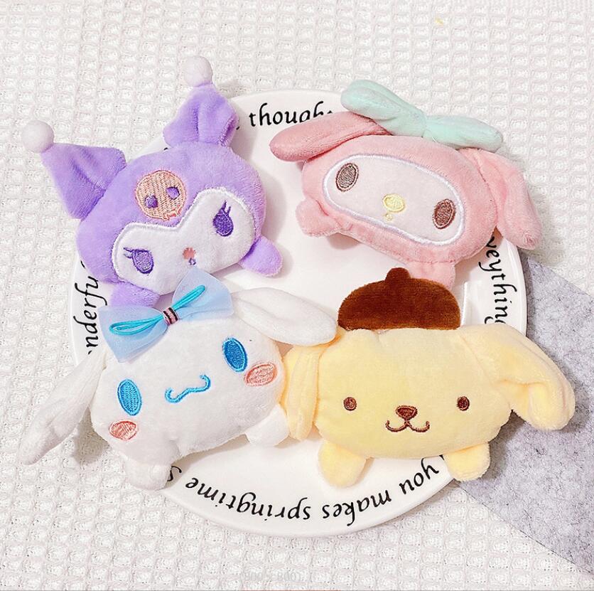 

Cartoon Plush Kuromi Pompompurin Jewelry Brooches Fashion Girl brooch Clothing Bag Hat Accessories, Mix