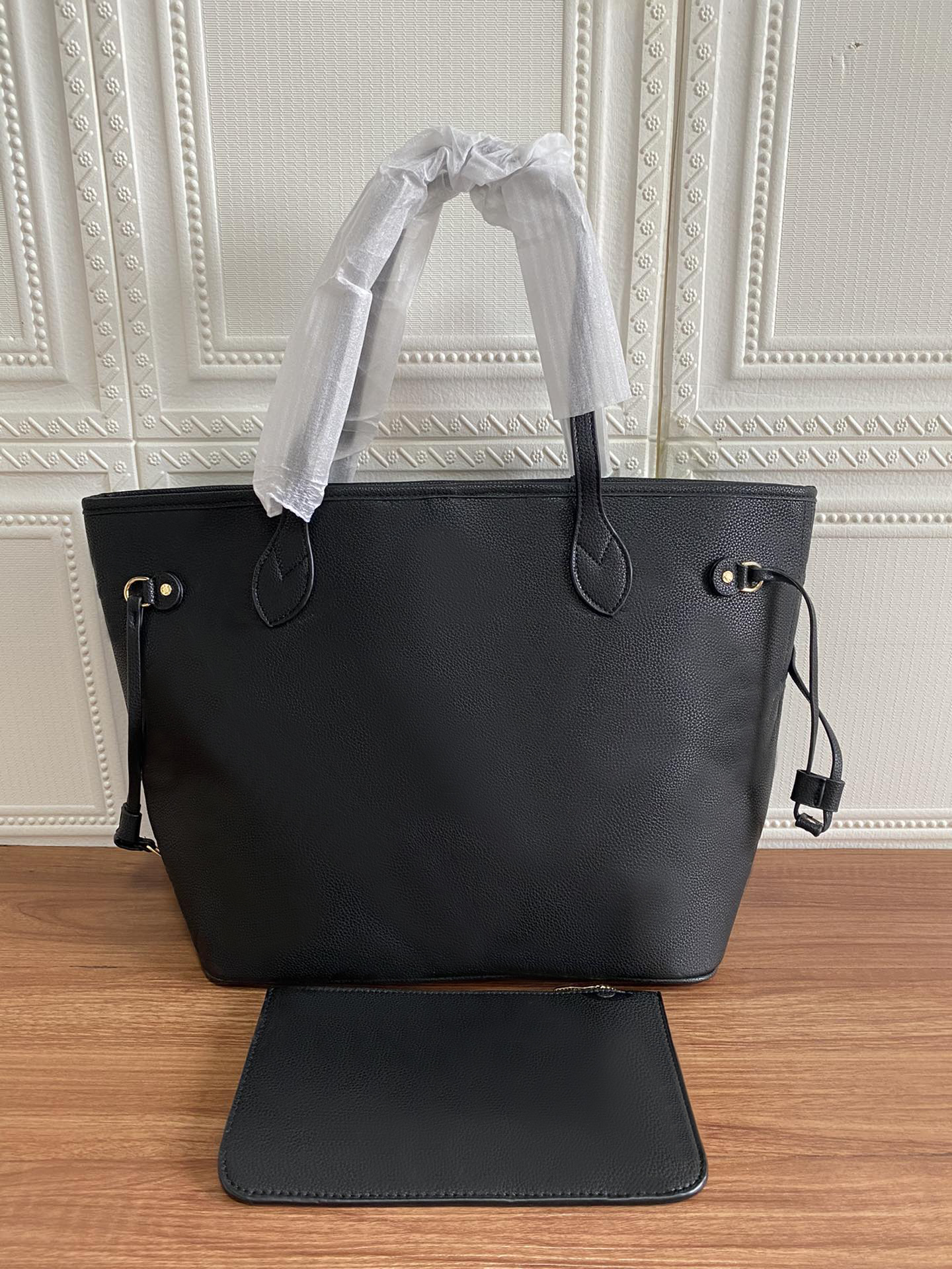 

32cm Woman Shopping Bag Handbag Purse Tote High Quality Leather fashion shoulder blue Lining serial number date code 4 Colours