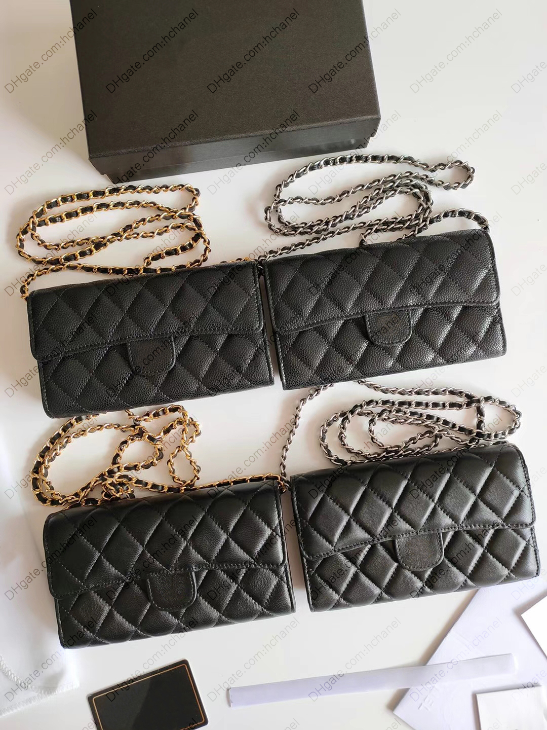 

Top High quality Tote Bag Designer bags France Paris Diamond Lattice caviar Letter style Sheepskin material Shoulder Bag Luxurys Women Handbags Wallet, C 1 sheepskin black gold buckle