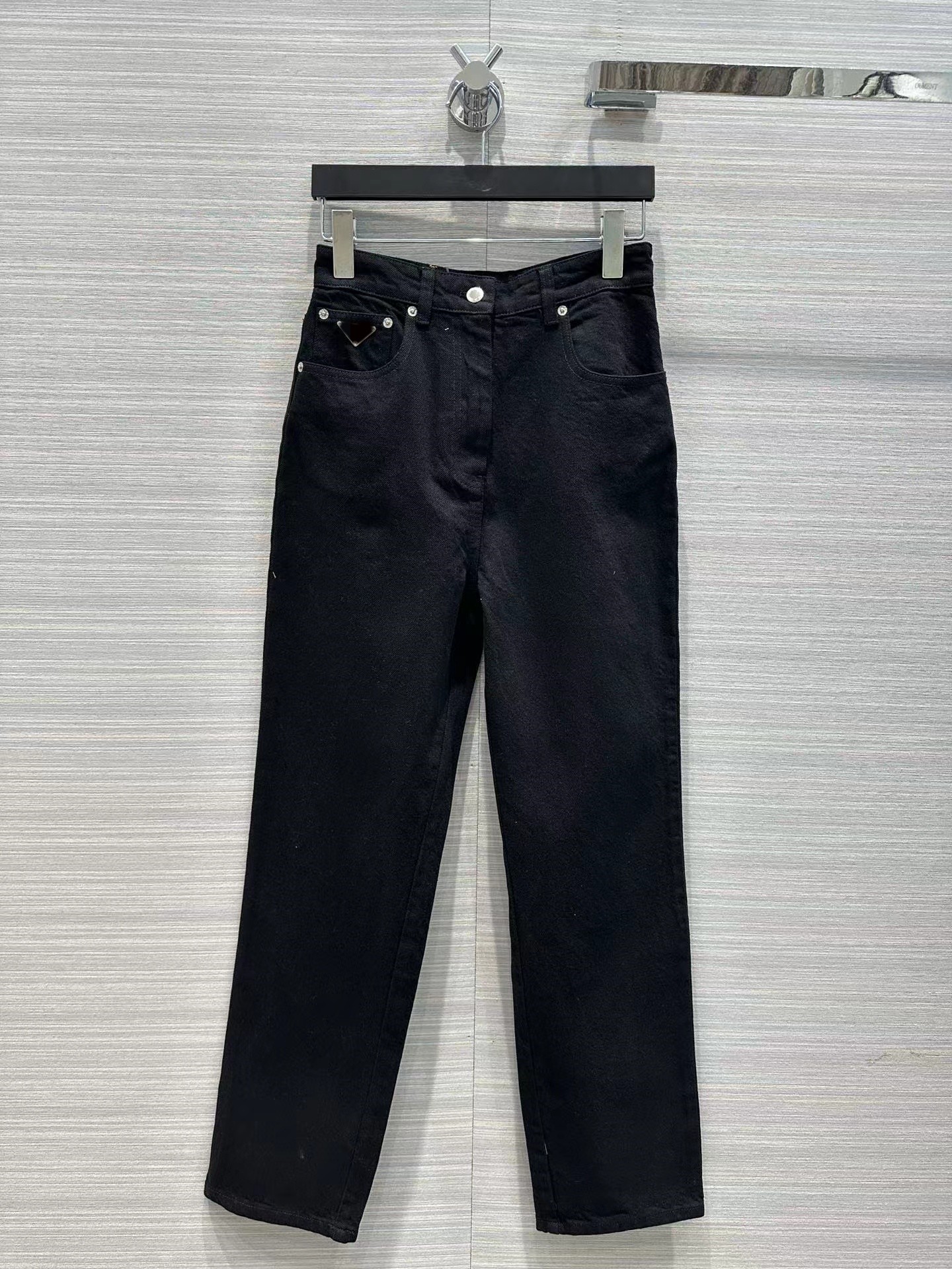 Milan Runway Jeans 2023 Spring Summer Fashion Designer Pants Brand Same Style Luxury Women's Clothing 0308-10