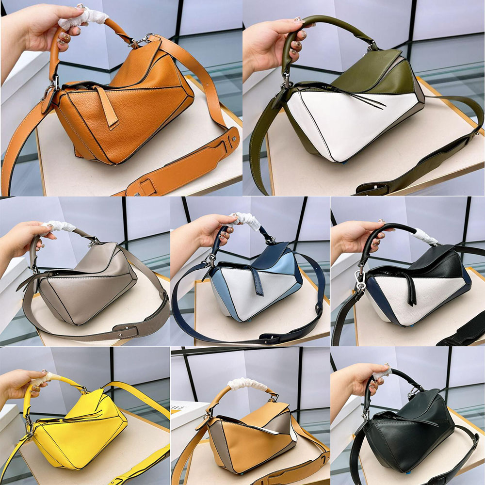 

puzzle handbag Designer Bag Women LOeWss Single Shoulder Luxury Fashion bags Leather Portable Diagonal Cross Bags Woman tote handbags, 10