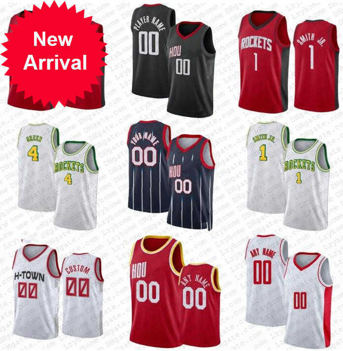 

Mens Womens Youth Houston''Rockets''Custom 20 Bruno Fernando 0 TyTy''Washington Jr. 5 Darius Days 12 Trevor Hudgins 15 Daishen Nix Basketball Jersey, Colour