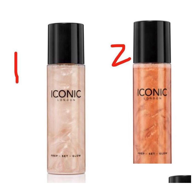 iconic london prep makeup glow highlight spray primer original glow color 120ml maquillage brand make up