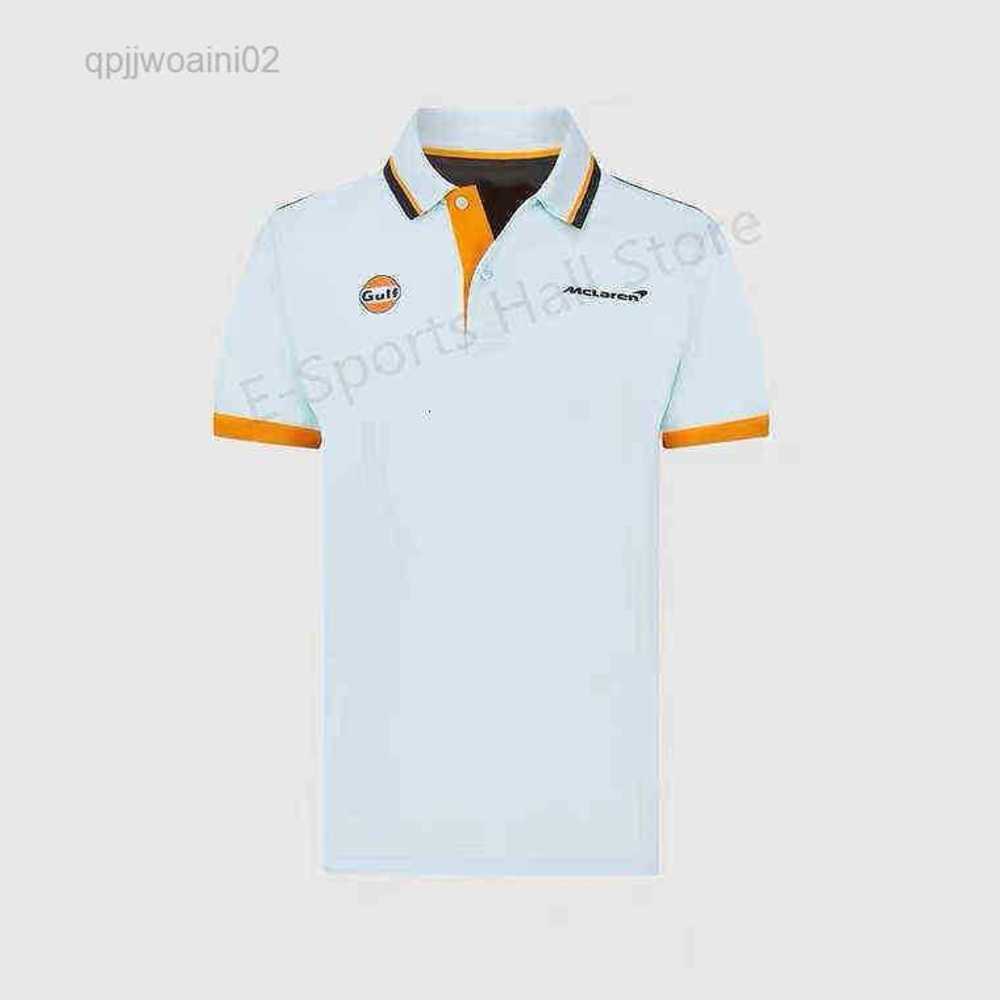 

mens polos new mclaren team f1 racing suit tshirt 2021 formula one mclaren gulf oil polo shirt mclaren comfortable breathable short sleeve