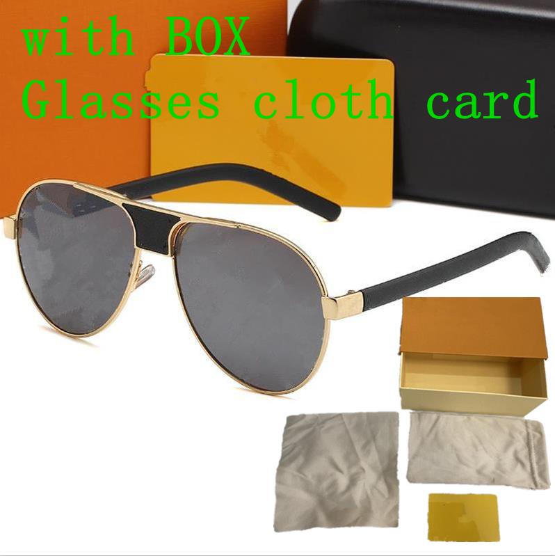 

Fashion Sunglasses luis vitton Designer Men Women Sun Glasses Goggle Large louise Frame Adumbral 5 Color Sunglass BOX