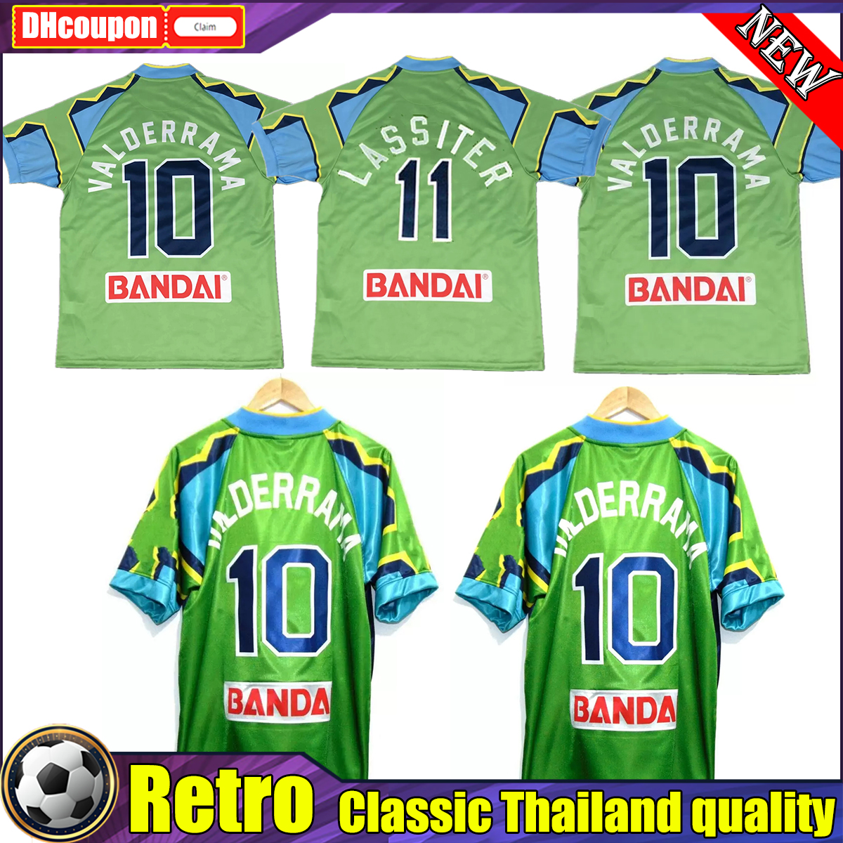 

Tampa Bay Mutiny 1996 1997 retro soccer jerseys 96 97 Mutiny home Valderrama Hejduk Lassiter vintage classic football shirt, 01