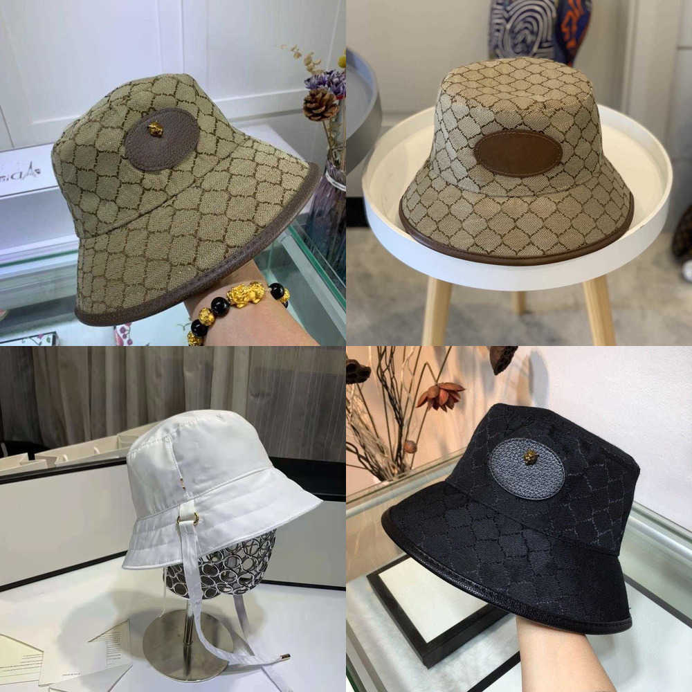 

Fashion Design Letter Bucket Hat For Men's Women's Foldable guccis guccie gg Caps Black Fisherman Beach Sun Visor wide brim hats Folding ladies Bowler XGZM, Same as photos