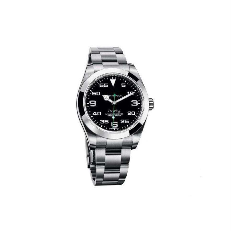 

Top Luxury Menes Watch Exp Air King Series 116900 And 216570 Black 40mm Dial Automatic Mechanical Movement 316 Steel Bran Designer303y, Customize