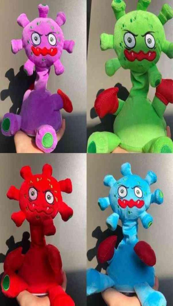 

28 cm Creativity Electronic Beat The Virus Plush Toy Decompression Stuffed Plush Toy for Baby Birthday Christmas Gift H04151386937