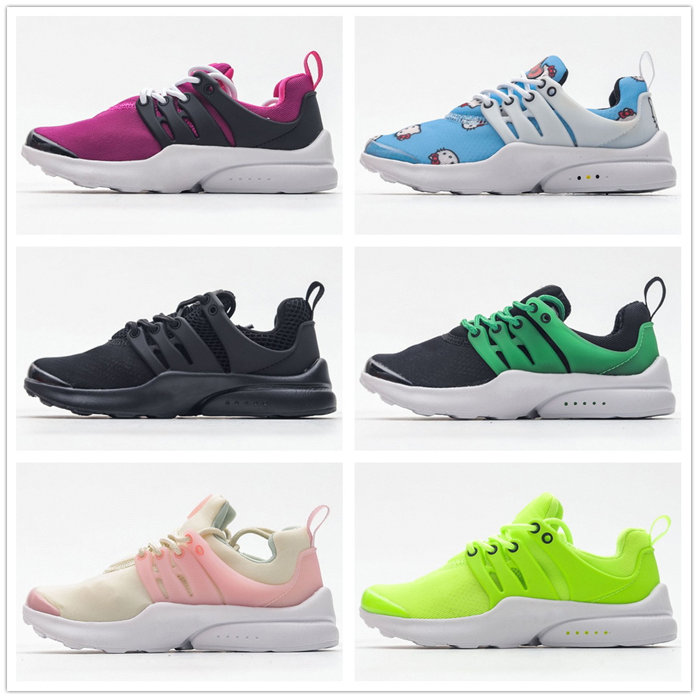 

2023 Kids Shoes Presto 5 Ultra BR QS Black White Yellow Purple Red Grey Running Trainers Prestos Boy Girls Youth Children Sports Sneakers Size 25-35, Gift