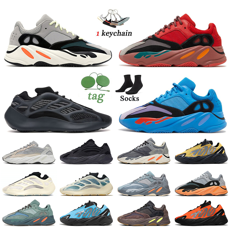 

700 running shoe women men Kanye Wave Runner Solid Grey Hi-Res Red Blue Alvah Vanta Mauve V3 V2 Static Yeezies MNVN Magnet sneakers Yeezzys shoes dhgate Yezzy trainers, A35 sun 36-46