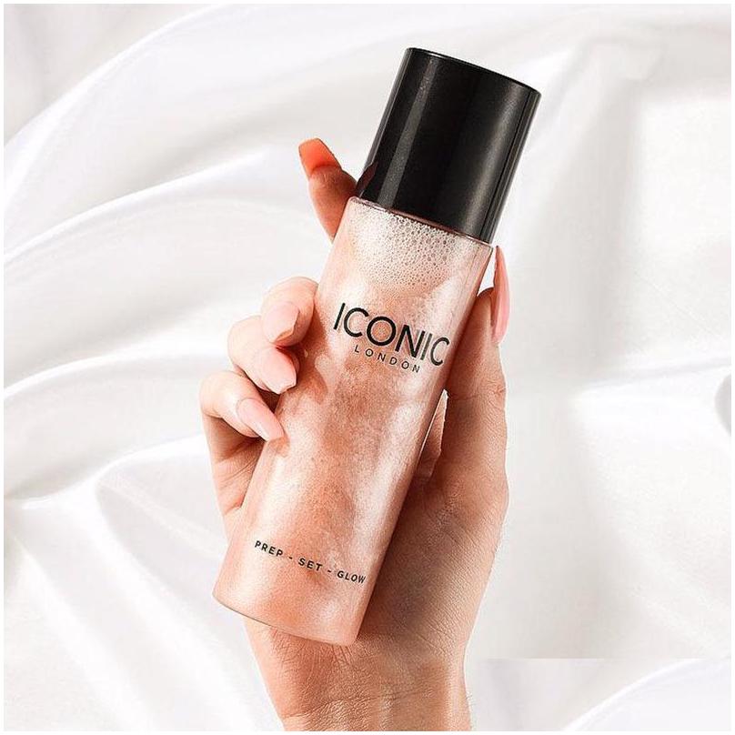 iconic london prep makeup glow highlight spray primer original glow color 120ml maquillage brand make up