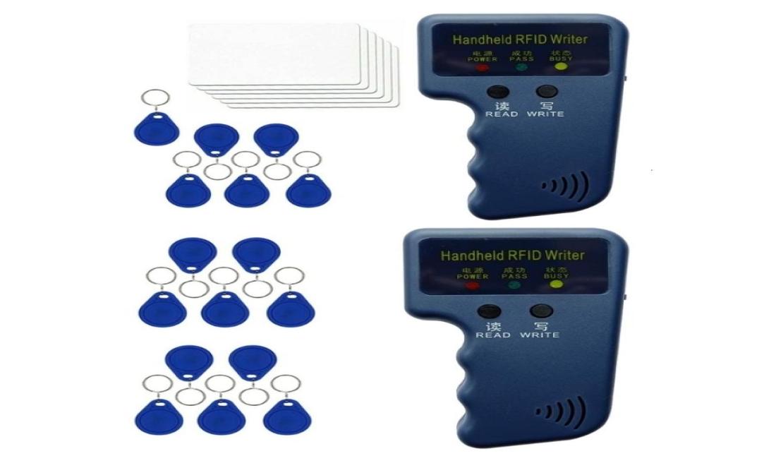 

Access Control Card Reader Waterproof Handheld 125khz RFID Duplicator Key Copier Reader Writer ID Card Cloner Programmer Writable 3711679