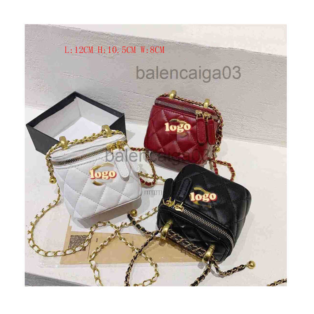 Designer Channel Bag Tote Shoulder Handbag Crossbody Bag Luxurious Fashion Single Shoulder New Gold Ball Crossbody Chain Mini Delicate Small Squa-image-848023580