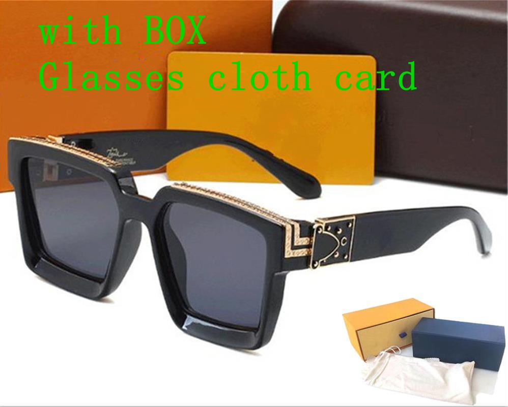

Top Quality Ladies billionaire Luxury Designer Sun glasses Oversized Womens Sunglasses louise Polarized vuitton white frames attitude case viuton box