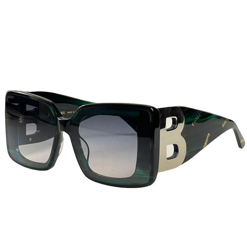 

Sunglasses for Mens Womens Classic green Square Black Sunglasses B6935 Fashion Shopping Temples Large Letter Design Summer Travel Vacation UV400 Protection