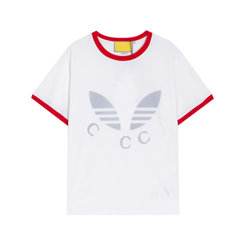 

designer Men's and women's t shirt tide brand Joint T-shirt round neck spring and summer letters high street loose trend short-sleeved hip-hop clothing