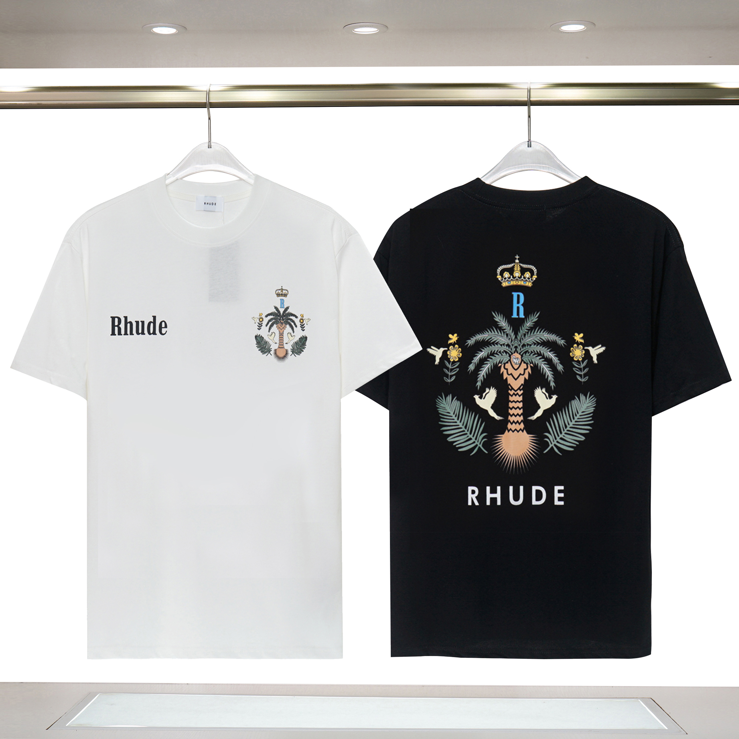 

23ss Designers T shirt Summer Europe Polos American Stars Fashion Mens tshirts Star Satin Cotton Casual t-shirt Women men Tees Black White M-3XL T-shirt, Bag