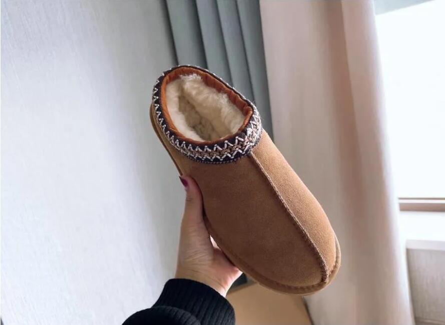 

Christmas Taz Classic Snow Boots Designer Mini Chestnut Australia Slipper Australian Warm Boot Winter Fur Booties Size 35-45, Chocolate