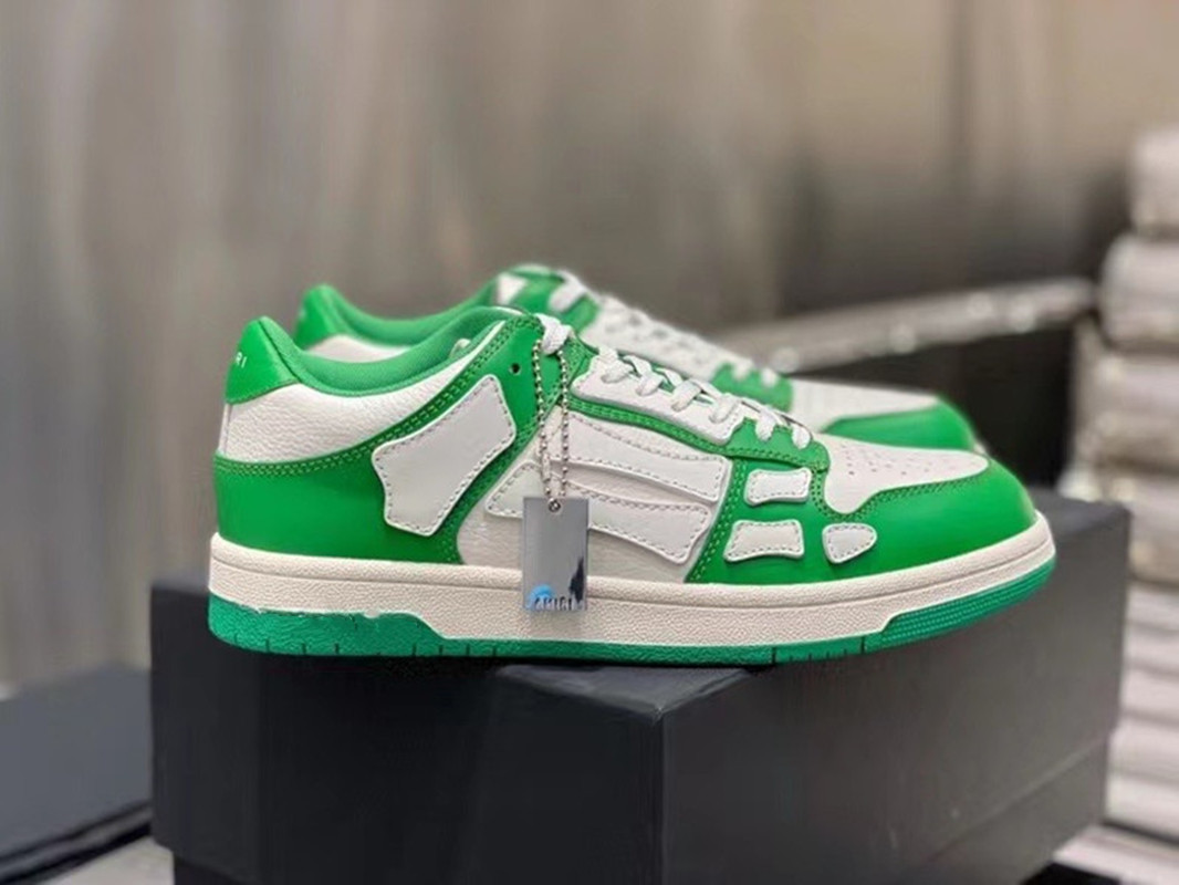 

Amiri luxury high-quality comfortable sports casual shoes men's shoes bone leather black and white stitching thick-soled high-quality sports shoes 38-45 yards., 16