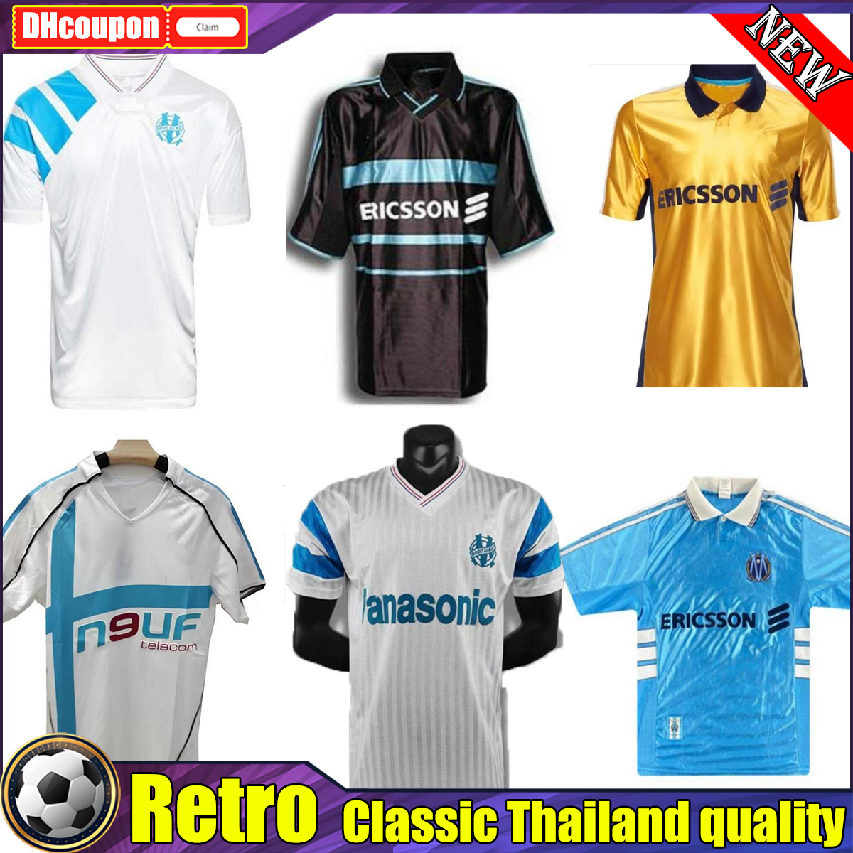 

retro DROGBA L.BLANC soccer Jerseys 1990 1991 1992 1993 1998 1999 2000 2003 2004 2005 Pires Blanc RIBERY BARTHEZ Ravanelli NASRI Gallas PENA vintage football shirt, 15