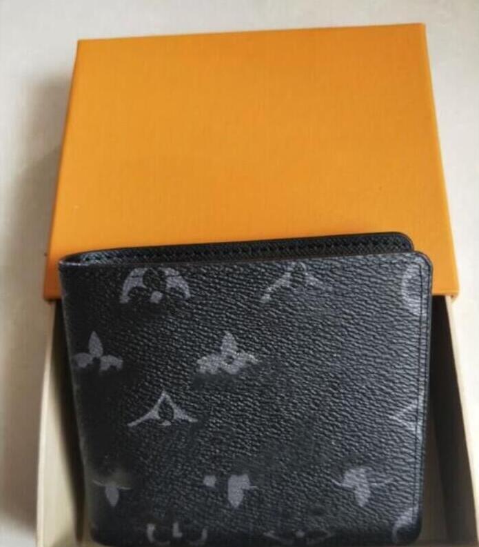 

Designer brand wallet Luxury short Wallets Card Holders Famous for Men women purse Clutch Bags with gift box 088, Red