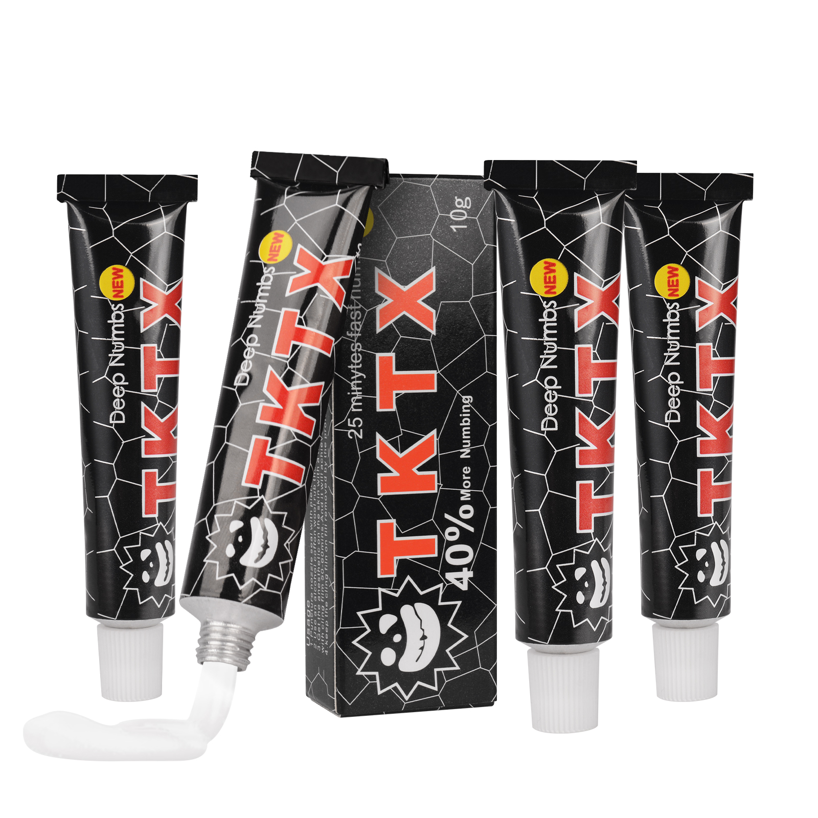 

Beauty Items 10g 5pcs 40% lidocaines Cream Skin Numbing Topical Anesthetics for Tattoo
