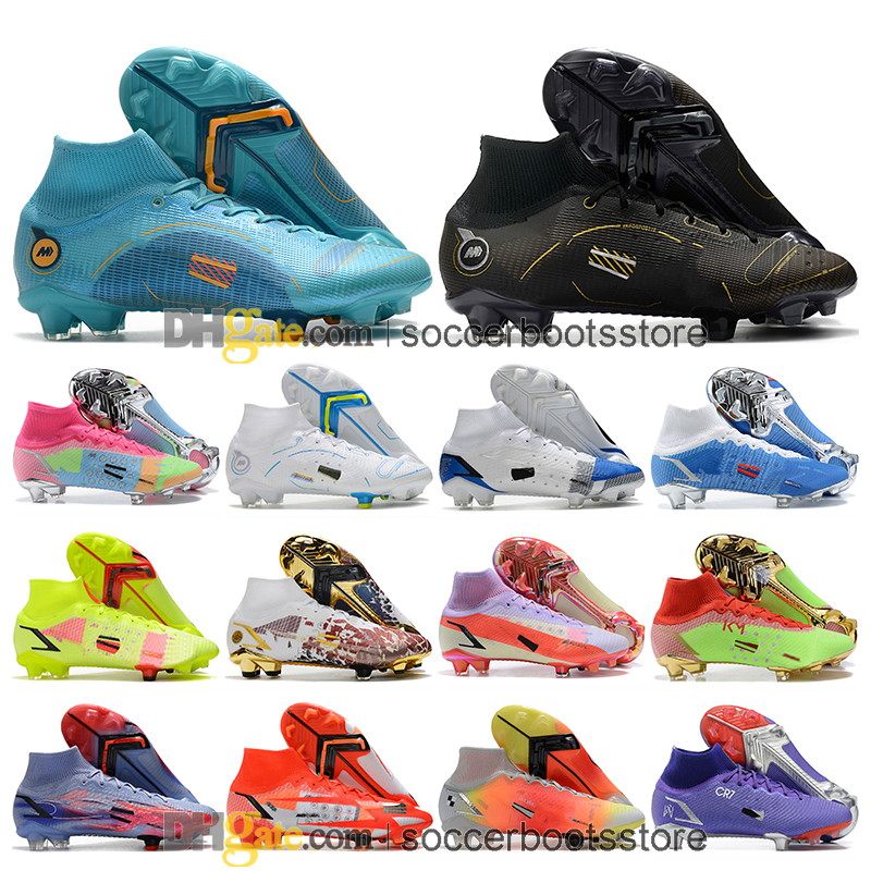 

Gift Bag High Ankle Football Boots Cristiano Ronaldo CR7 Mercurial Superfly VIII 8 Elite FG Cleats Neymar ACC Soccer Shoes Outdoor Trainers Botas De Futbol, More colors