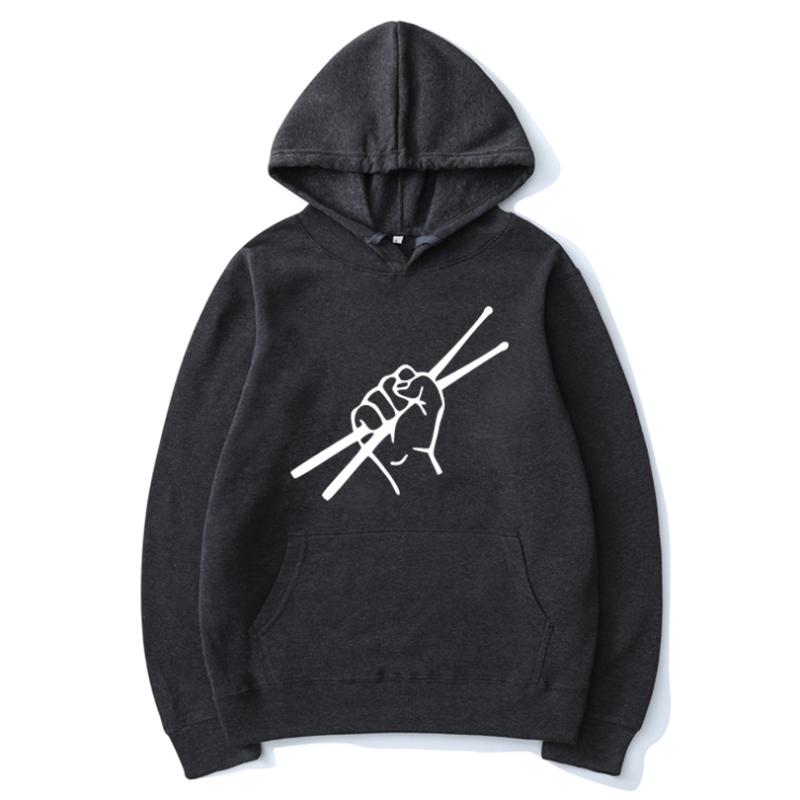 

Men's Hoodies 2023 Fashion Drummer Pattern Printed Sweatshirt Men and Women Pullover Sports Street Casual Z7sm, Gray 02