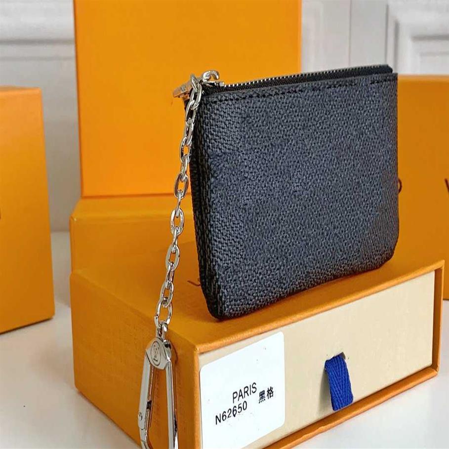 

2021 High quality Luxury design Portable KEY P0UCH wallet classic Man women Coin Purse Chain bag With dust bags and box N62650306l, Nvoice - not sold separately