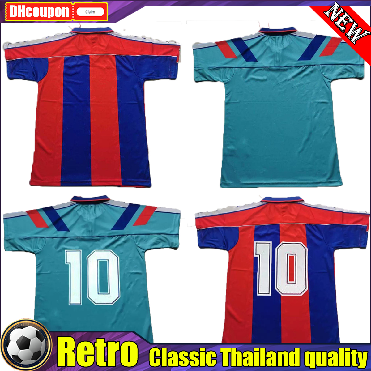 

1992 1993 1994 1995 Romario Retro soccer jerseys 92 93 94 95 Camisetas De Futbol Vintage home away orange classic camiseta Stoichkov Koeman Amor top thai quality, 03
