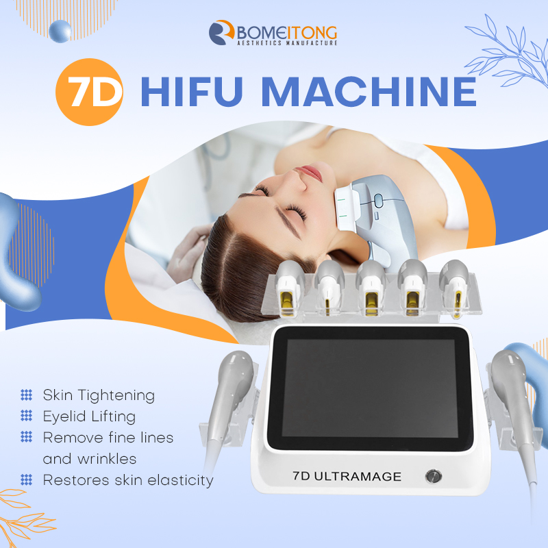 

Two Handle 7D HIFU Machine face lifing skin tightening Beauty Equipment body slimming Wrinkle Removal Anti Aging
