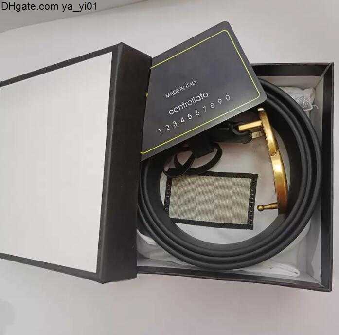 

Designers Belts Men Women Waistband Ceinture Brass Buckle Genuine Leather Classical Designer Belt Highly Quality Cowhide Width 2.0cm3.0cm, Gold