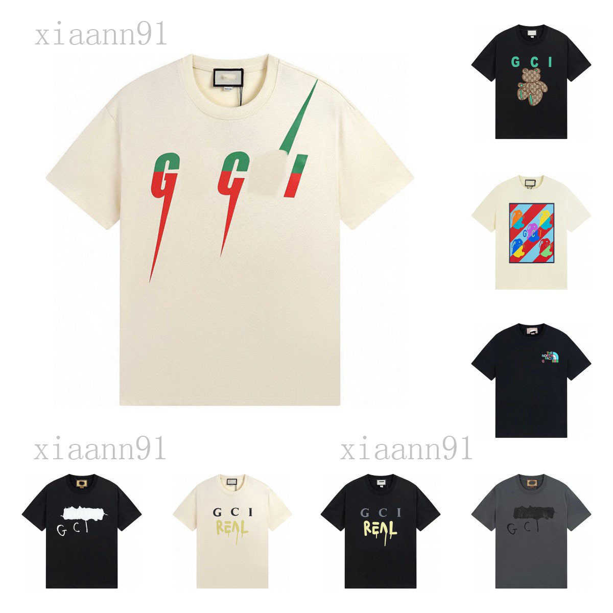 

2023 Mens Designer T Shirt fashion Mens and Women t shirt gcci Letter Print Round Neck Short Sleeve Summer luxurys Men Loose sweatshirt, 15