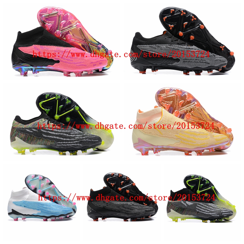

Men Training Phantom GX Elite FG Soccer Shoes Cleats Grass Youth Football Boots Sports, As picture 7