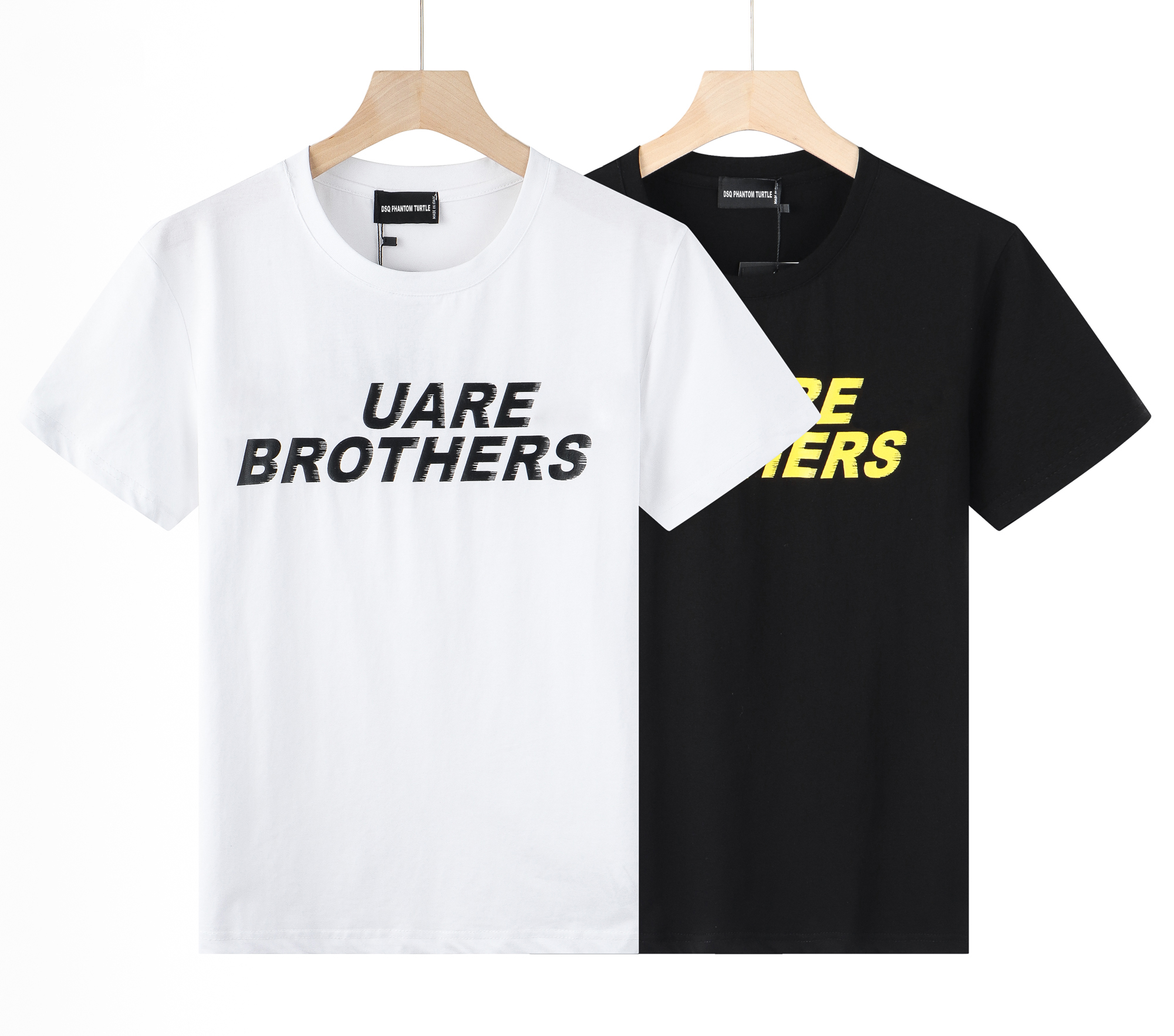 DSQ PHANTOM TURTLE Men's T-Shirts Mens Designer T Shirts Black White Back Logo Skater T-shirt Men Summer Fashion Casual Street T-shirt Tops Plu