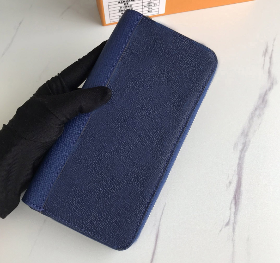 

Fashion designer wallets luxury Damier Graphite purse mens womens slim clutch bags Highs quality monograms coin purses long card holders with original box dust bag, 30271#monogrames