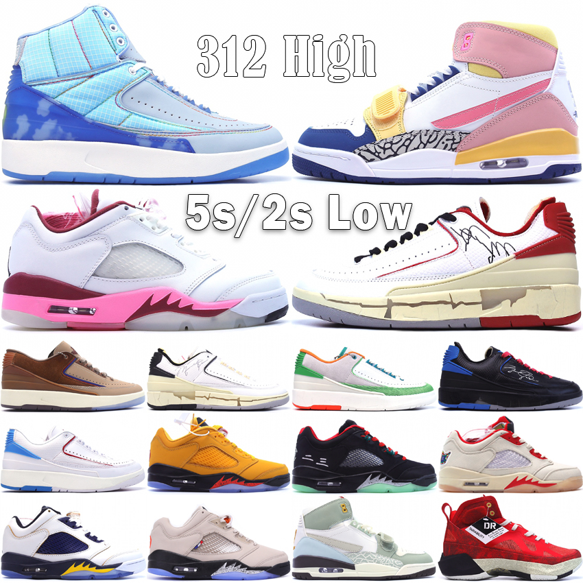 

Top Men Women Basketball Shoes Titan x 2s 5 Low 37s Beyond Borders 312 CNY White Varsity Red Jade Doernbecher Michael Outdoor Sneakers Size 36-45, #06 chutney
