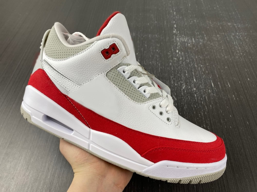 

Shoes Handmade Shoes Jumpman 3 Tinker Hatfield Shoes Man White Red Shoes Cj0939-100 Original, #1