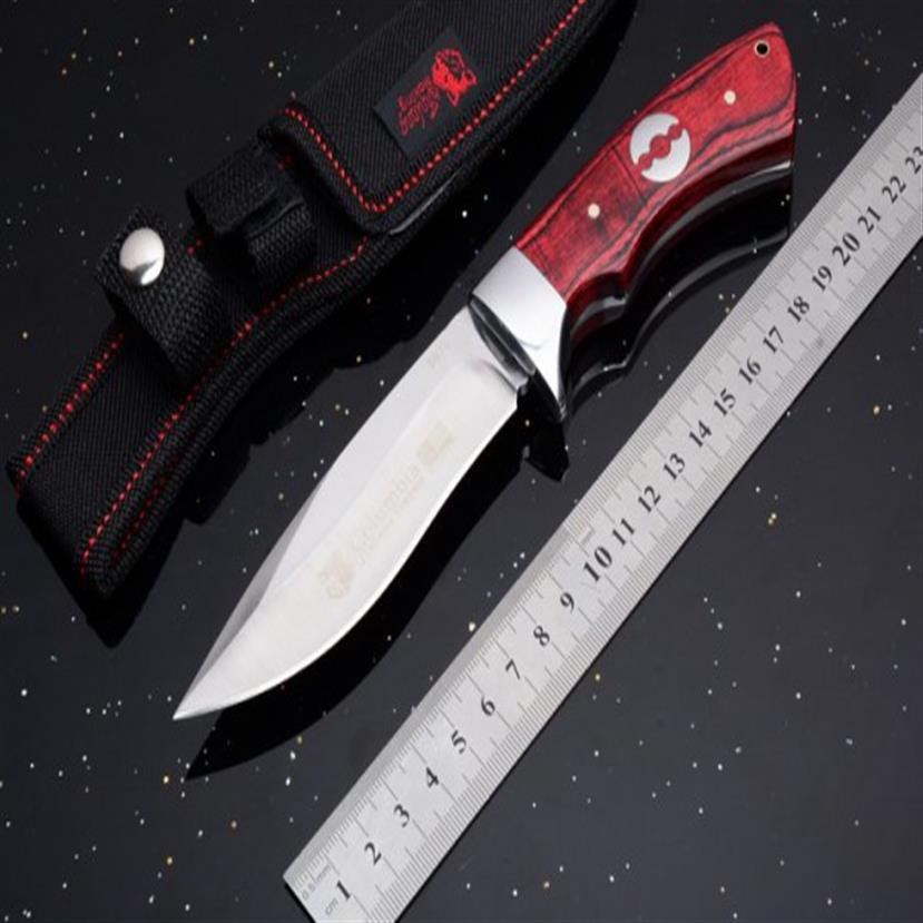 

2017 Colombia SB70 Straight Fixed Blade Knife 3Cr13Mov 55HRC Outdoor Camping Hunting Survival Pocket Knife Utility EDC Tool Nylon 233J