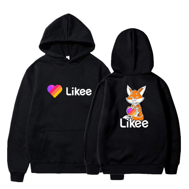

Men's Hoodies Likee Men Video Style Sweatshirts Plus Size Women Harajuku Funny Streetwear Hip Hop 34z5, B5