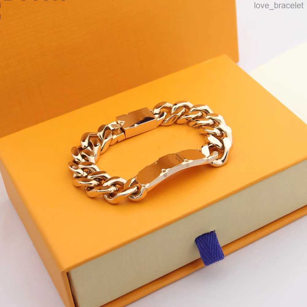 

Designer High Quality Silver Love Bracelet Men Women Gold Bracelets Chain Fashion Personality Hip-hop