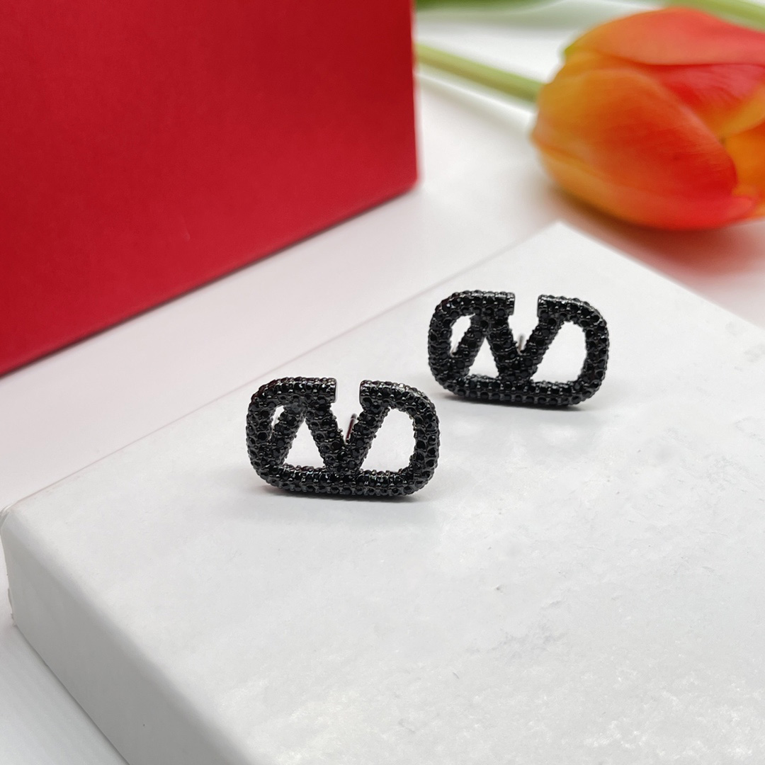 

Letter V Earring Logo Stud Earing Women Fashion Hoop Designer Jewelry Metal Valentinoity Earring Luxury Woman VLogo asdzcx