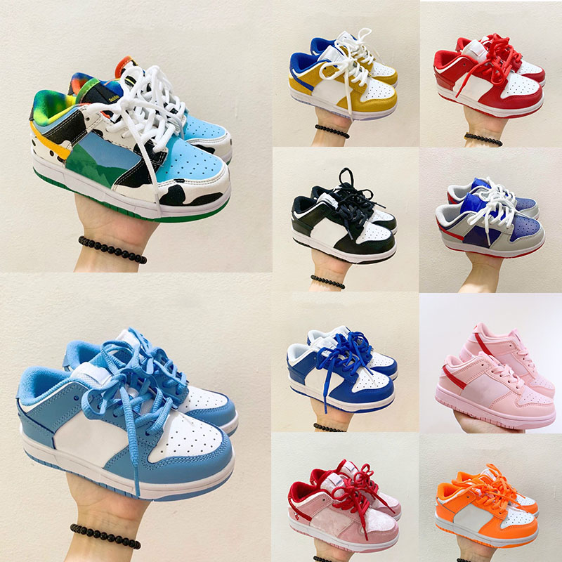 

Shoes Kids low boys Sports Girls baby sneakers designer trainers Running University Red Chunky StrangeLove Valentine Day Triple Pink UNC Walking Outdoor Flat, 7 triple pink