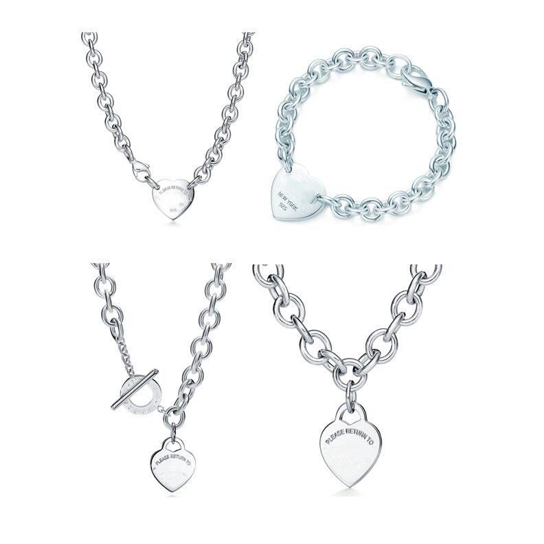 

Memnon Jewelry 925 Sterling Silver European styleKey Return to heart love brand Pendant necklaces Bracelets For Women Chain Necklace Gift to Lovers Wholesale