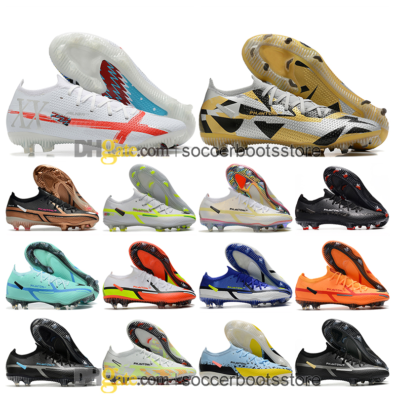 

Gift Bag Kids Football Boots Phantom GT2 Elite FG Firm Ground Cleats Neymar ACC Phantom GT II Mens Soccer Shoes Athletic Outdoor Trainer Botas De Futbol, Color 7