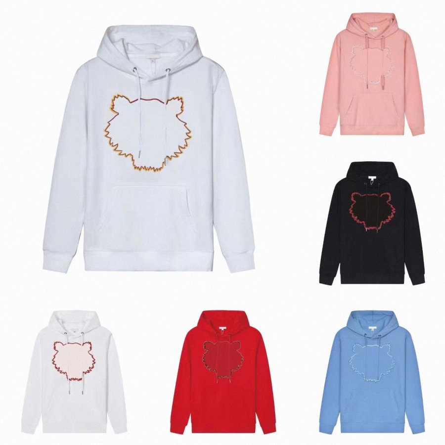 

Designer Mens Hoodies Womens kenz Tiger Head Embroidery Printed Hoodies Hip Hop Oversize Pullover Spring Autumn Loose High Street Classic Ken Top Jump B9Se#, 13