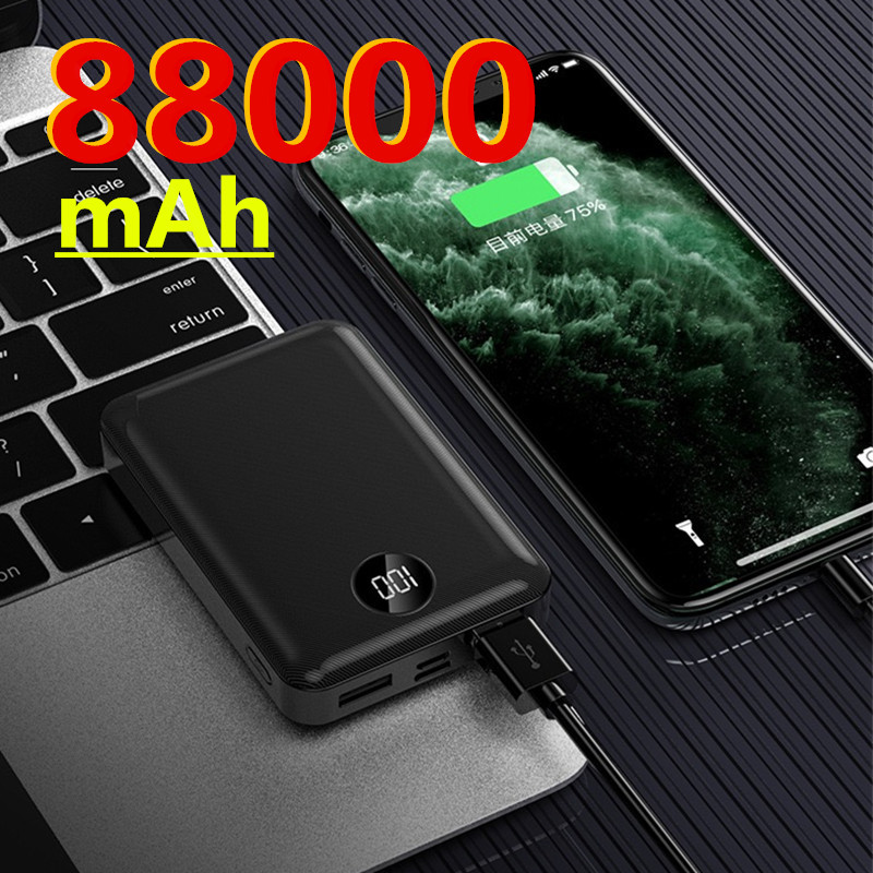 

Power Banks 20000mAh Portable Charger External Battery 18W QC3.0 PD Fast Charging Power Bank 20000 mAh for iPhone 12 8 X Poverban