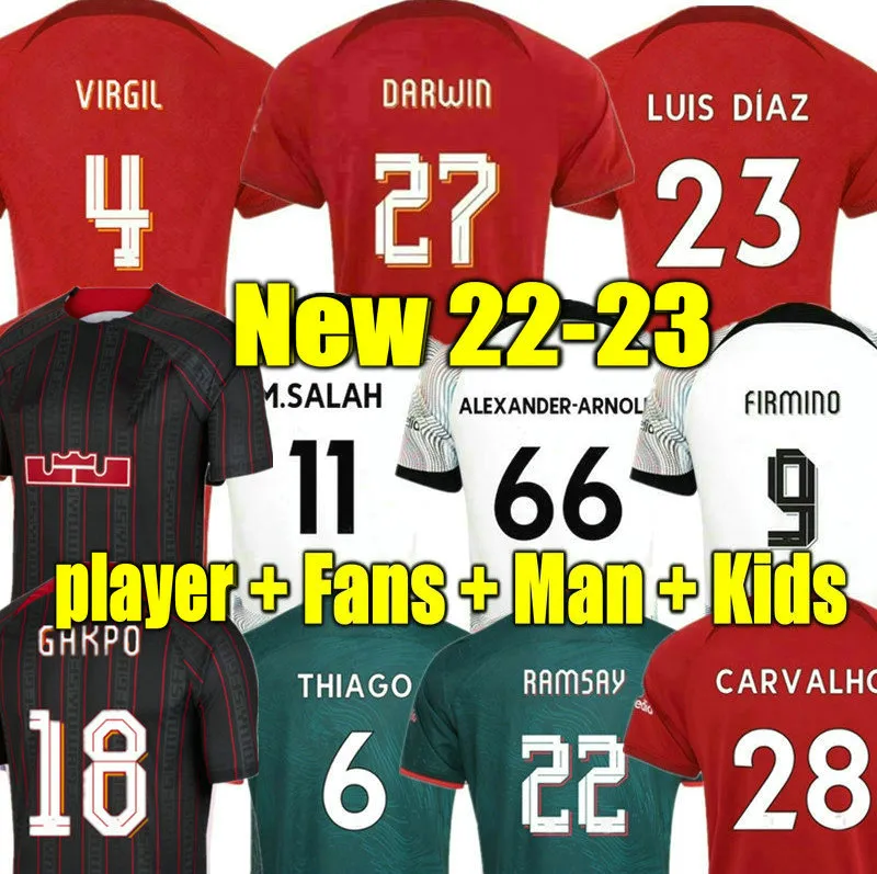 

Player Fans version soccer jerseys 22 23 season home AWAY 2022 2023 long sleeves woman football shirts men kids kits uniforms GAKPO, 22 23 3rd aldult ucl