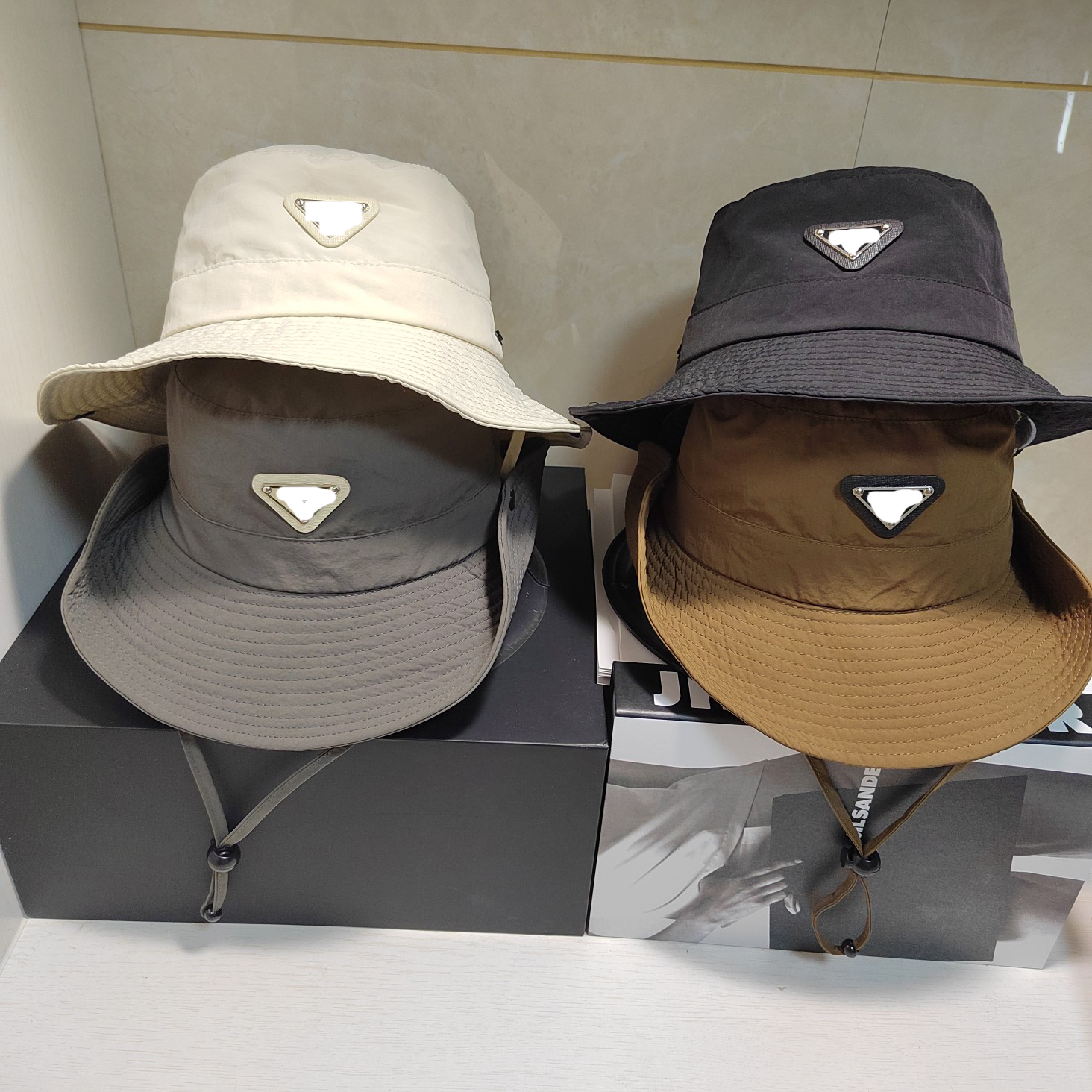 

Designer bucket hat for women cap casquette brim hats Summer Fitted Fisherman Beach there is a rope inside the hat that can be adjusted